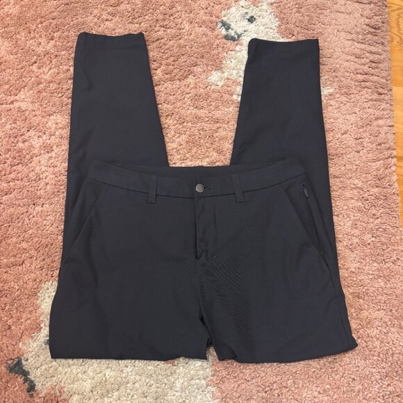 Lululemon ABC Slim-Fit 5 Pocket Pant Mens Size 31x30 Warpstreme True Navy Blue - Picture 3 of 8